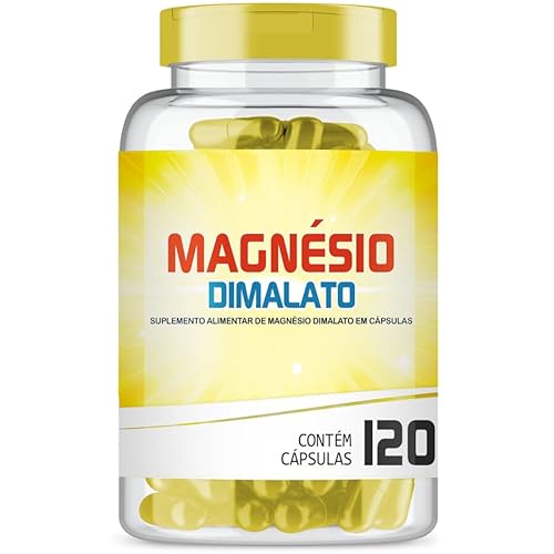 Magnésio Dimalato 350mg com 120 cápsulas