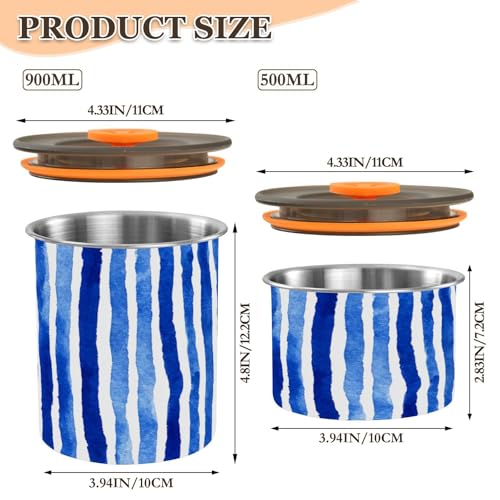 Envase hermético para café de acero inoxidable 17 oz Kigai miniatura 2