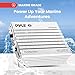 Pyle Hydra Marine Amplifier - Upgraded Elite Series 400 Watt 4 Channel Audio Amplifier, Waterproof, 12 volt, Dual MOSFET Power Supply, GAIN Level Controls, RCA Stereo Input & LED Indicator - PLMRA400