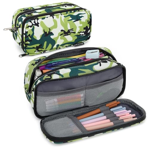 Image of Mountain guest Pencil Cases for kids, Large Capacity Pencil Pouch, Office College School Marker Organizer Case pen for Men Women Adult Teens