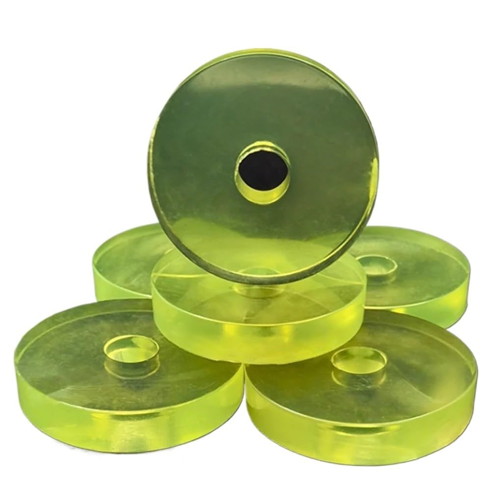 Almohadilla circular de poliuretano PU, dureza 50A, resistente a impactos, almohadilla amortiguadora industrial(17x48x10mm)