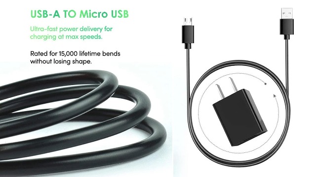 Amazon.com: USB Wall Charger Charging Cable Cord Fit for Kodak