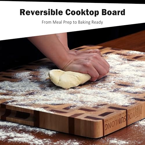 Planche à découper en bois stable qui protège vos couteaux de cuisine - 5