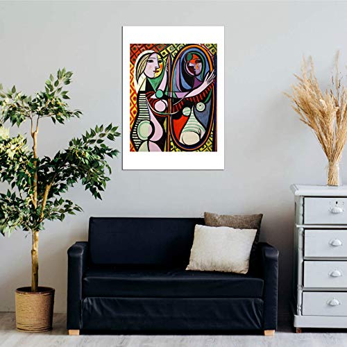 Impression Picasso Girl Before Mirror grand format affiche cubisme decoration murale - 2