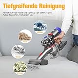 RUKHOOL Mini Turbinendüse für Dyson V7 V8 V10 V11 V15 Bürste Ersatzteile Bürstenrolle Zubehör Ersatzbürste für Matratze Sofa Autositz Sessel Entfernt Milben und Allergene