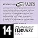Amazing Facts from Mental Floss 2024 Day-to-Day Calendar: Fascinating Trivia From Mental Floss's Amazing Fact Generator