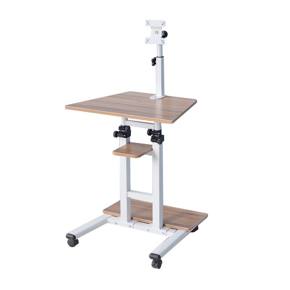 Buy DlandHome Standing Desk Converter SitStand Computer monitor Support Cart Mobile Height