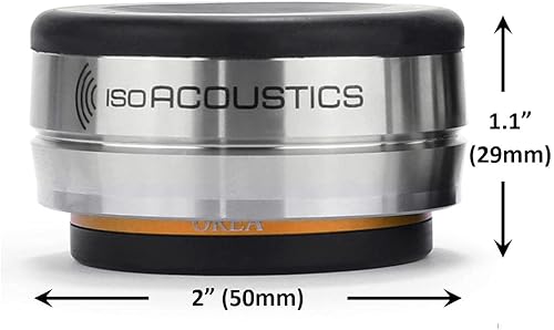 Miniatura 5 de IsoAcoustics Aisladores de equipos de audio de la serie Orea (bronce - 8 lbs Maxpc)