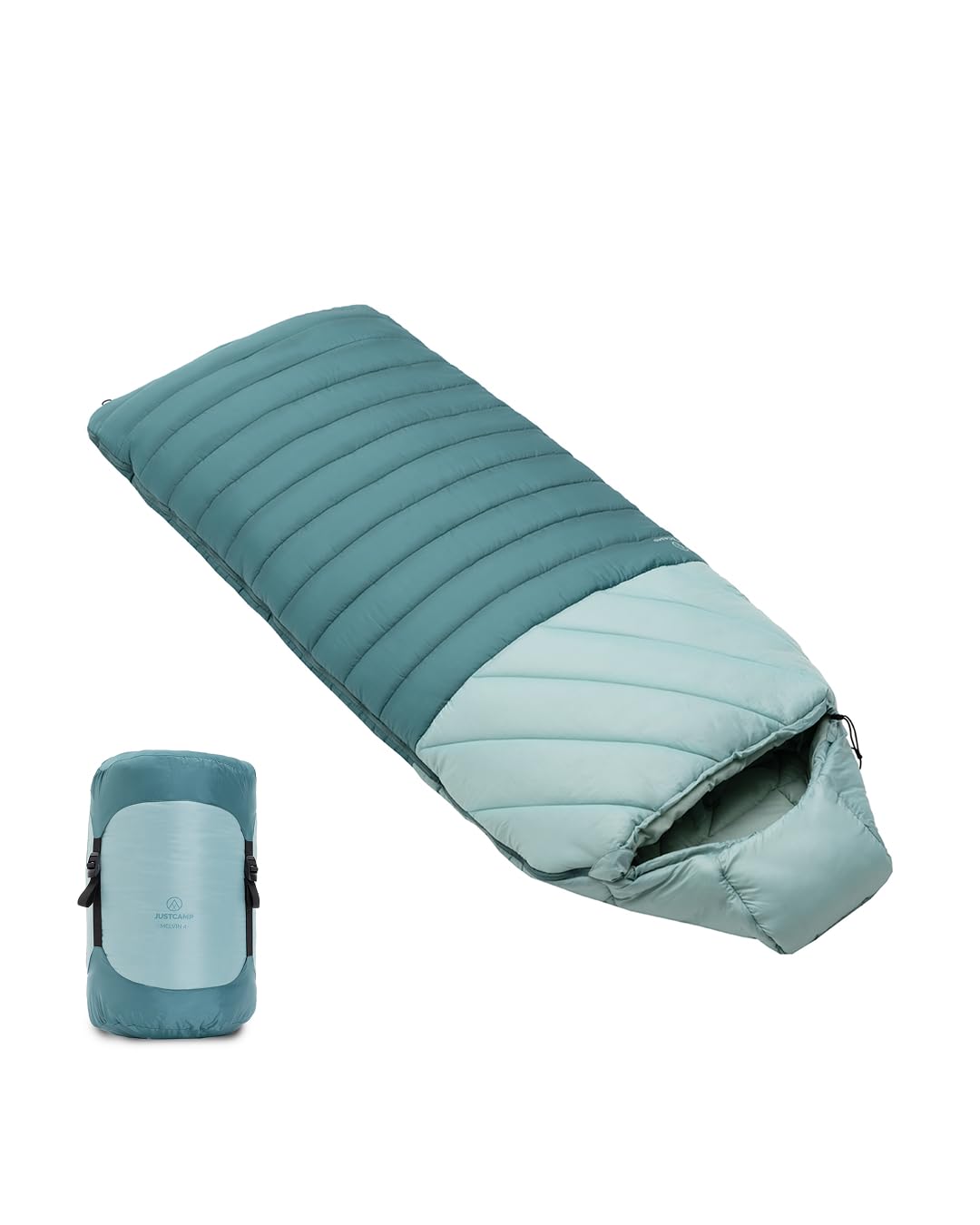 Justcamp Melvin Sac de Couchage Couverture XL 225 x 80 cm (L x l)