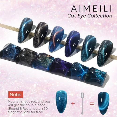 Kit de esmaltes de gel AIMEILI 6 pcs 10 ml miniatura 3