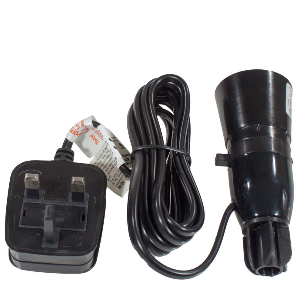 BC | B22 | Bayonet Cap Switched Lampholder Bottle Adaptor with Lead and UK Plugtop (Black)
