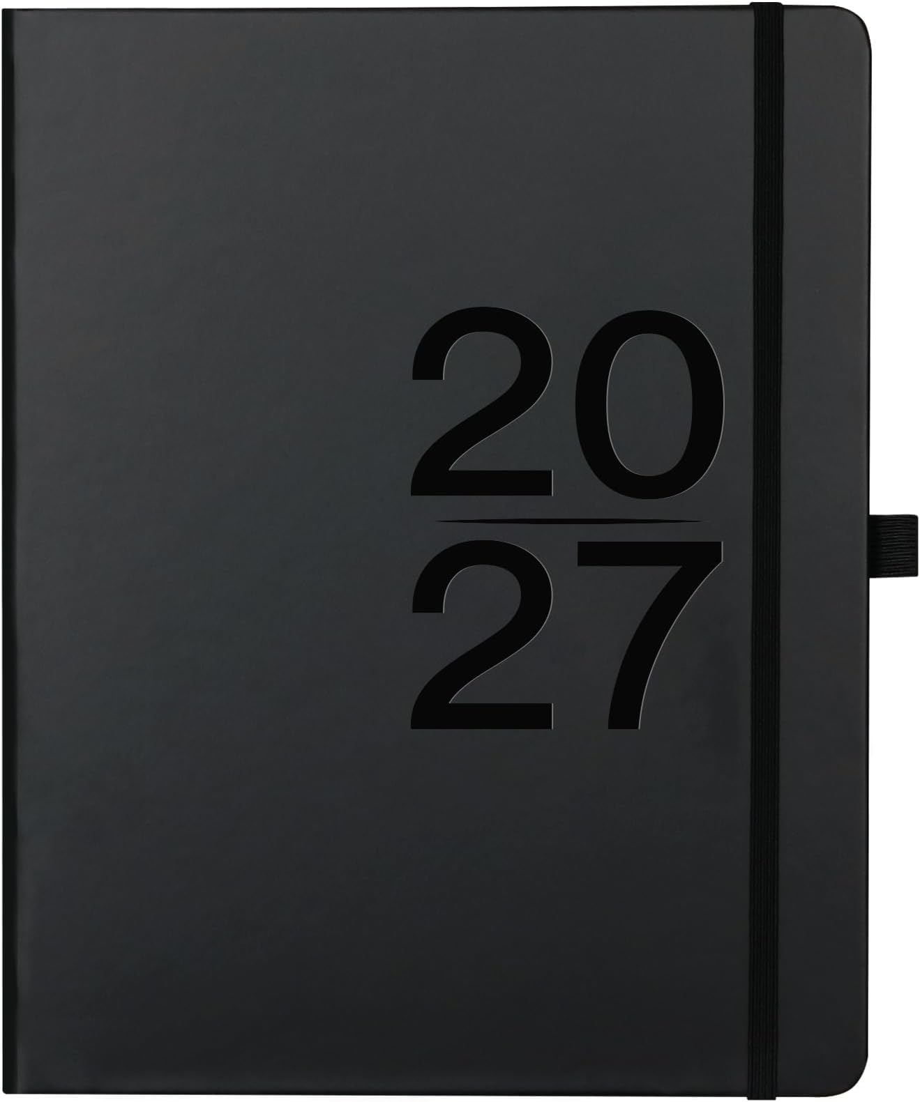 2027 Planner - Weekly Monthly Planner 2027, 8" x 10", JAN.2027 - DEC. 2027, Calendar Planner with Weekly Note Page, Hardcover, Pen Loop, Elastic Band, Inner Pocket