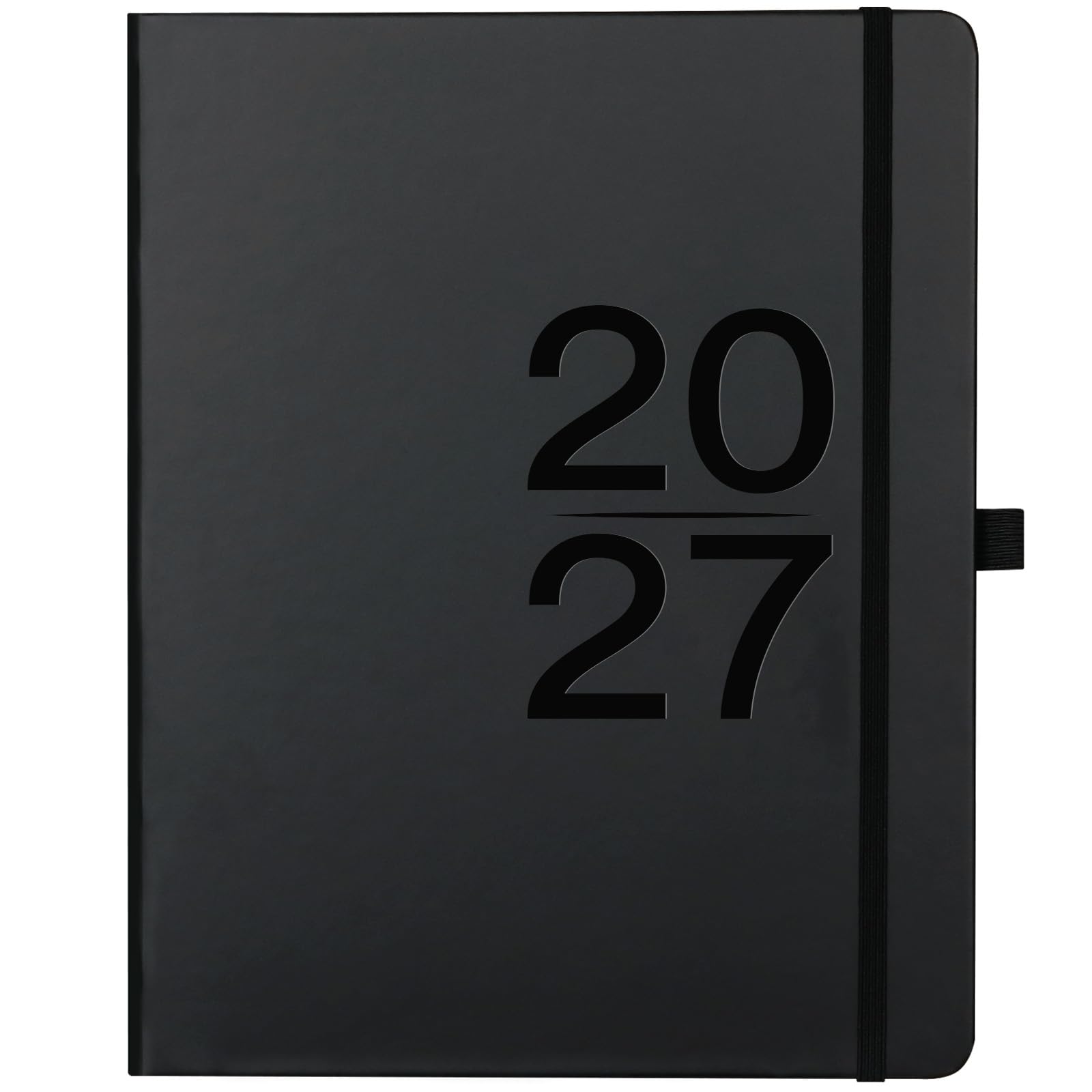 2027 Planner - Weekly Monthly Planner 2027, 8" x 10", JAN.2027 - DEC. 2027, Calendar Planner with Weekly Note Page, Hardcover, Pen Loop, Elastic Band, Inner Pocket