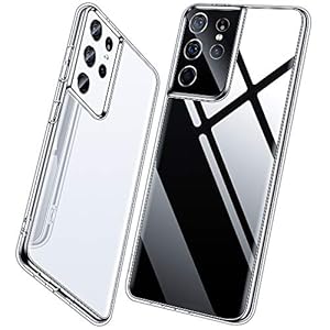 Vakoo Clear Case Designed for Samsung Galaxy S21 Ultra Case (6.8”), [Military Grade Drop Protection] Shockproof…