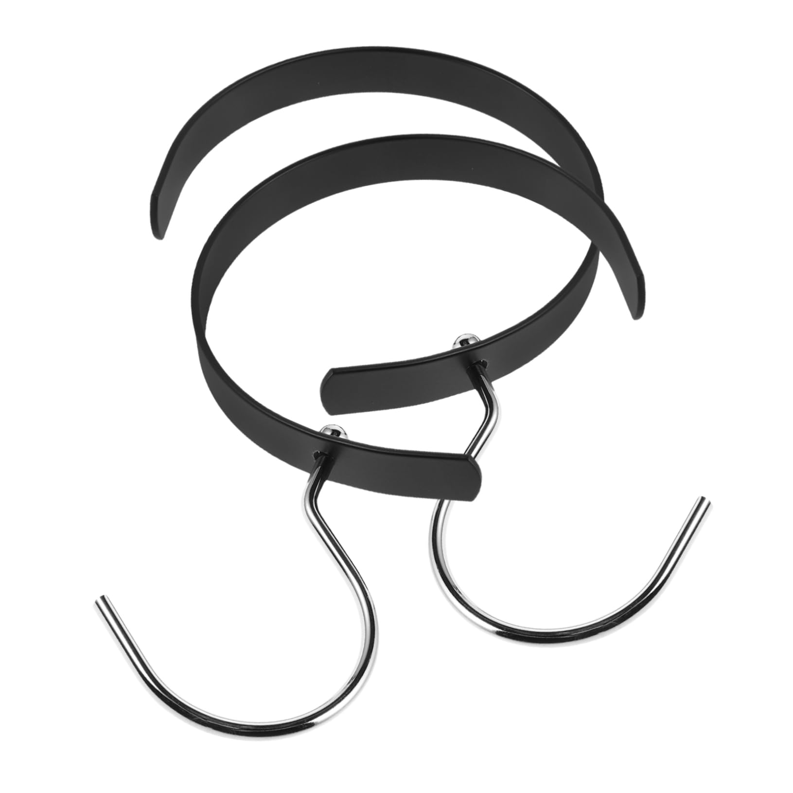 LALADEFIEE Efficient Closet Organization 2pcs Rotating Belt Rack Scarf Hat Tie Hanger Wall Mount