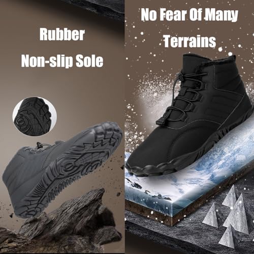 Hike Winter Footwear Barefoot Shoes Womens, Waterproof Hiking Boots, Wide Wide Toe Box Walking Shoes Men4