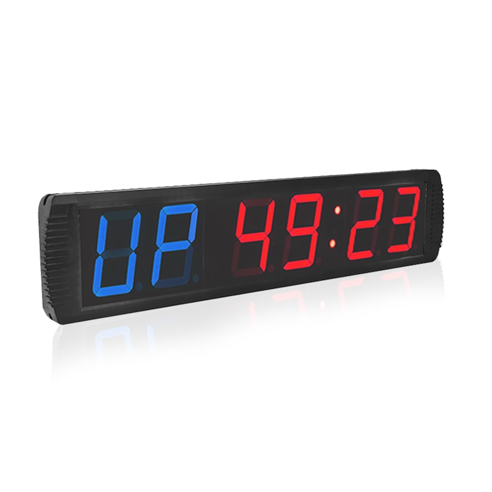 LED Gym Interval Timer Clock Tabata Fitness Horloge Murale numérique Grand chronomètre Compte à rebours Minuterie d'entraînement,Applications Polyvalentes