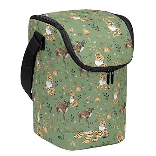Bolsa de almuerzo con diseño de ciervos evita fugas lonchera picnic 2