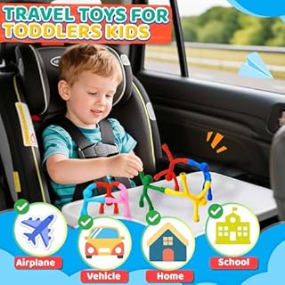 Magnetic Travel Toys Easter Basket Stuffers for Toddler Kids, Fidget Toys Airplane Car Travel Activities Essential,Road Trip ‌Sensory Toy Magnet People Men,Gifts Toys for 3 4 5 6 7 8 Year Old -5PCS