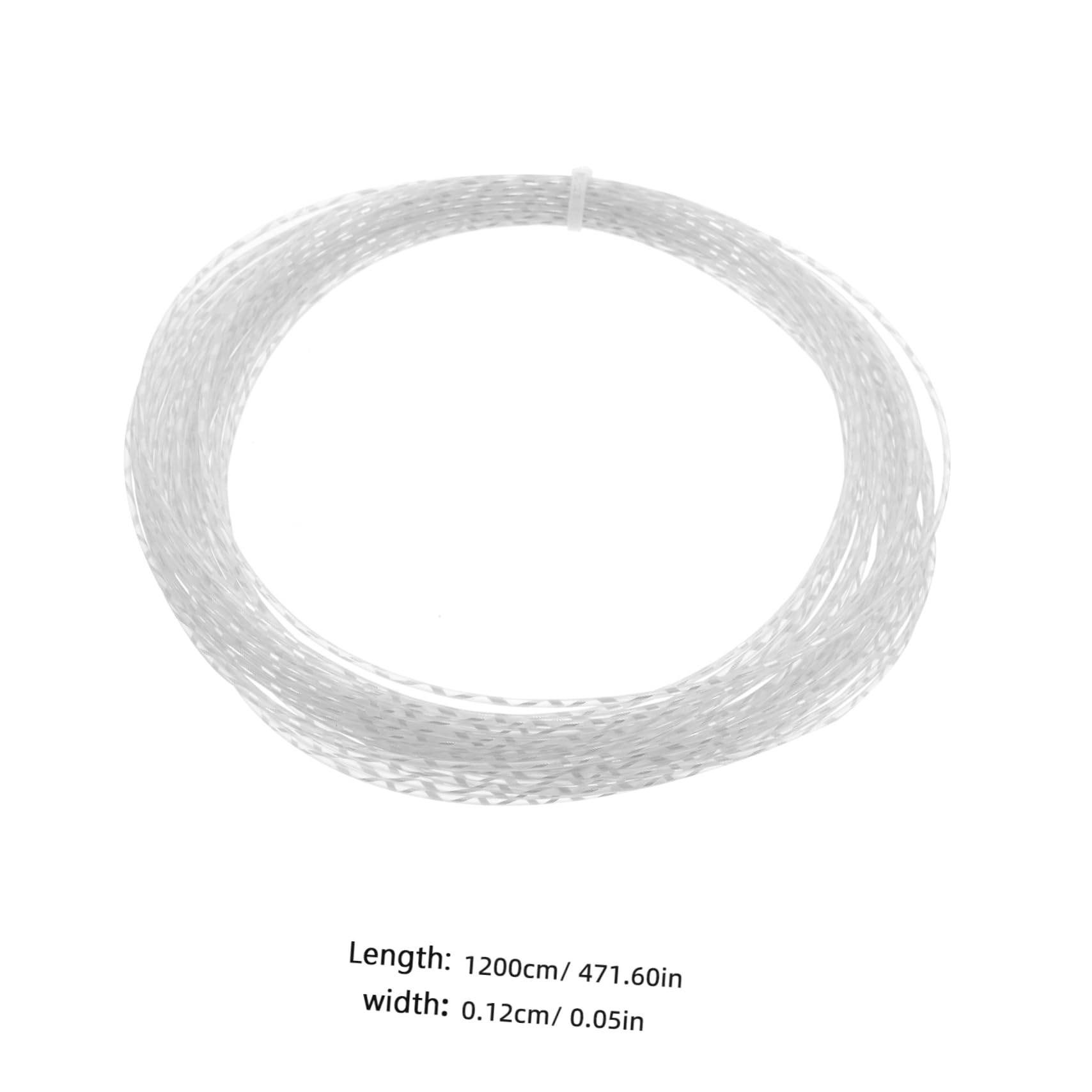 HONMEET Nylon Badminton String 1 Roll Training Thread Long Easy to Cut Replacement for Rackets Durable Break Resistant