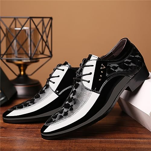 Men's Patent Leather Oxford Formal Business Dress Shoes Italy Modern Suit Tuxedo Shoes3