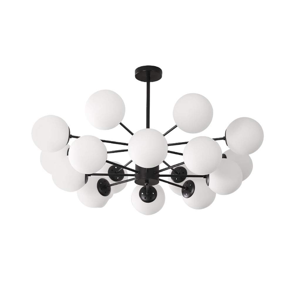 KXEcoLife Sputnik Chandelier, 12-Light Modern Adjustable Arms Ceiling Light, Vintage Industrial Pendant Fixture for Living Room, Dining and Home Decor