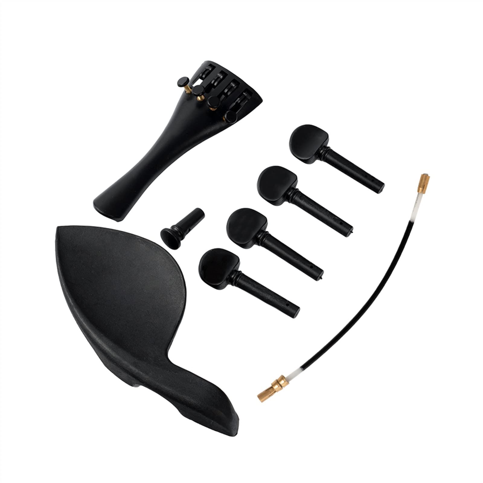 Tempel】バイオリン テールピース、ペグ（おまけ）