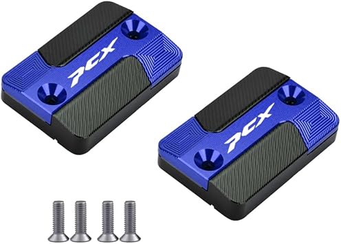 SWEER Motorcycle Upper Pump Cover, Front Brake Cover Are Suitable For Honda PCX160 High-hardness Aluminum Alloy To Enhance Vehicle Texture And Extend Service Life When Fully Stretched. Blue