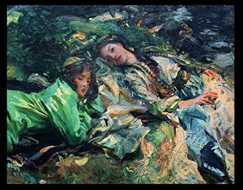 Affiches d'Art le ruisseau Peinture Décorative sur Toile 60x90cm