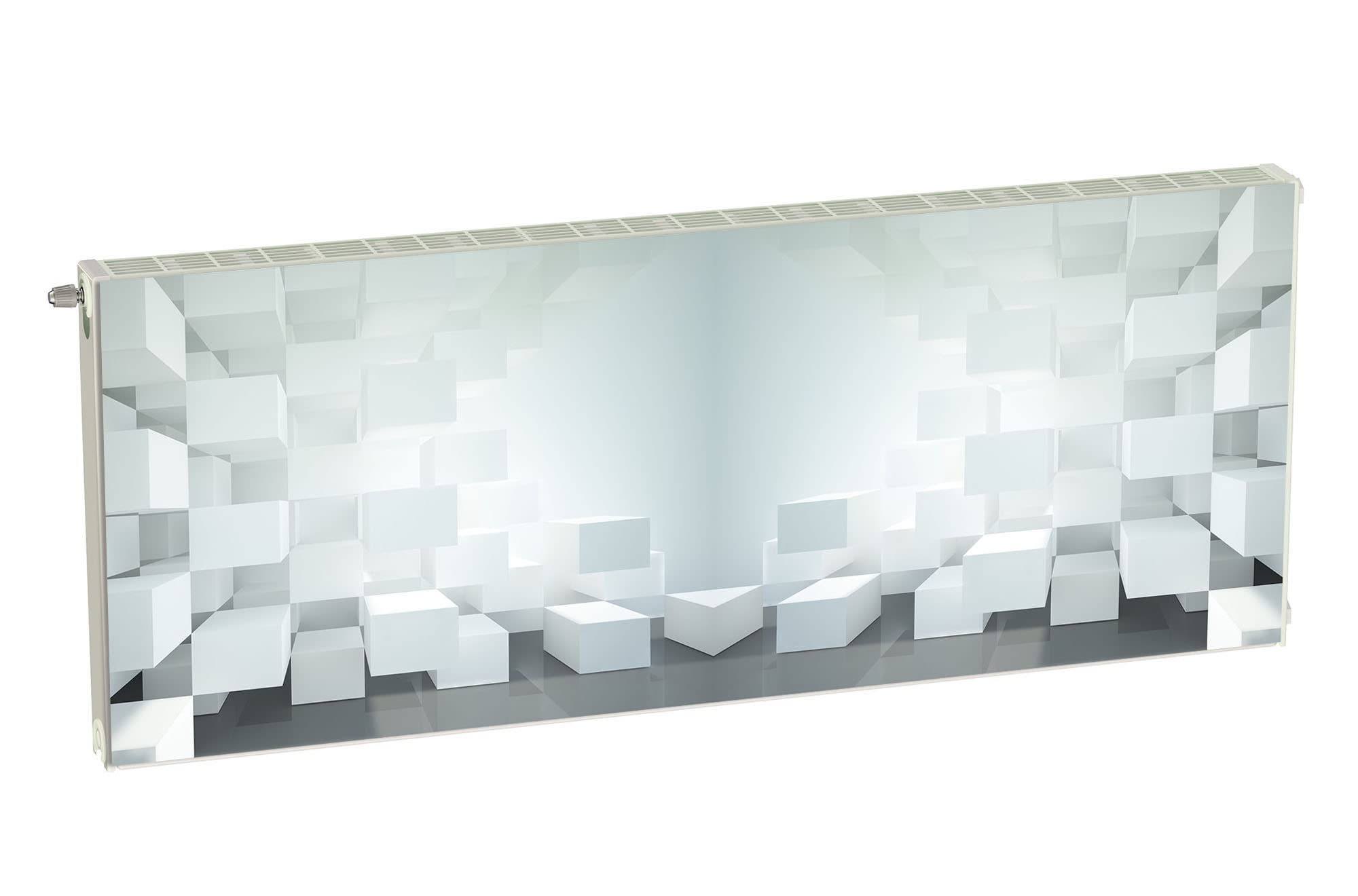 Magnetische radiatorbekleding, radiatorafdekking, zwart, limoen, 160 x 60 cm, radiatorafdekking, magnetische afdekmat voor koelkast van flexibele magneet, digitale opdruk