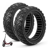 Prodrocam Pneumatici completi 70/60-7,5 per scooter elettrico Segway Ninebot ZT3/ZT3 Pro, 11 pollici, pneumatici in gomma piena Honeycomb Solid Anteriore/Posteriore (Nero)
