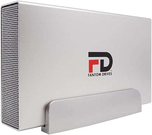 Fantom Drives Disco duro externo de 20 TB - GFORCE 3 Pro 7200RPM, USB3, eSATA, aluminio, plata, GFSP20000EU3