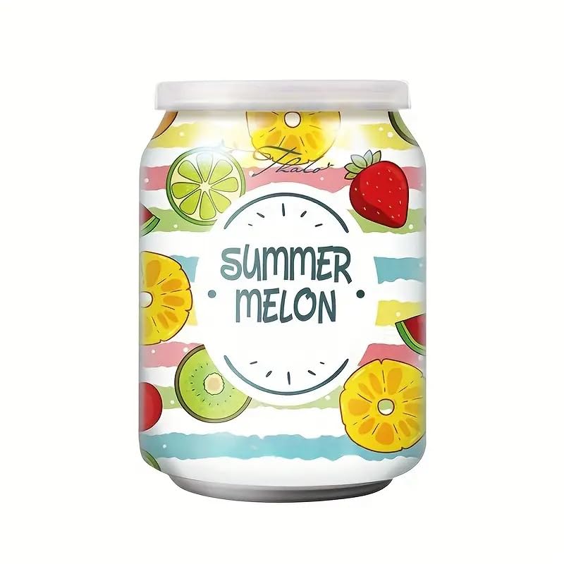 Image of Summer Melon Natural Air Freshener Gel 200g. | Long Lasting Mix Fruit Scent, Odor Eliminator for Car, Home & Office | Refreshing Aroma & Easy Spill-Proof Design (Mix Fruit)
