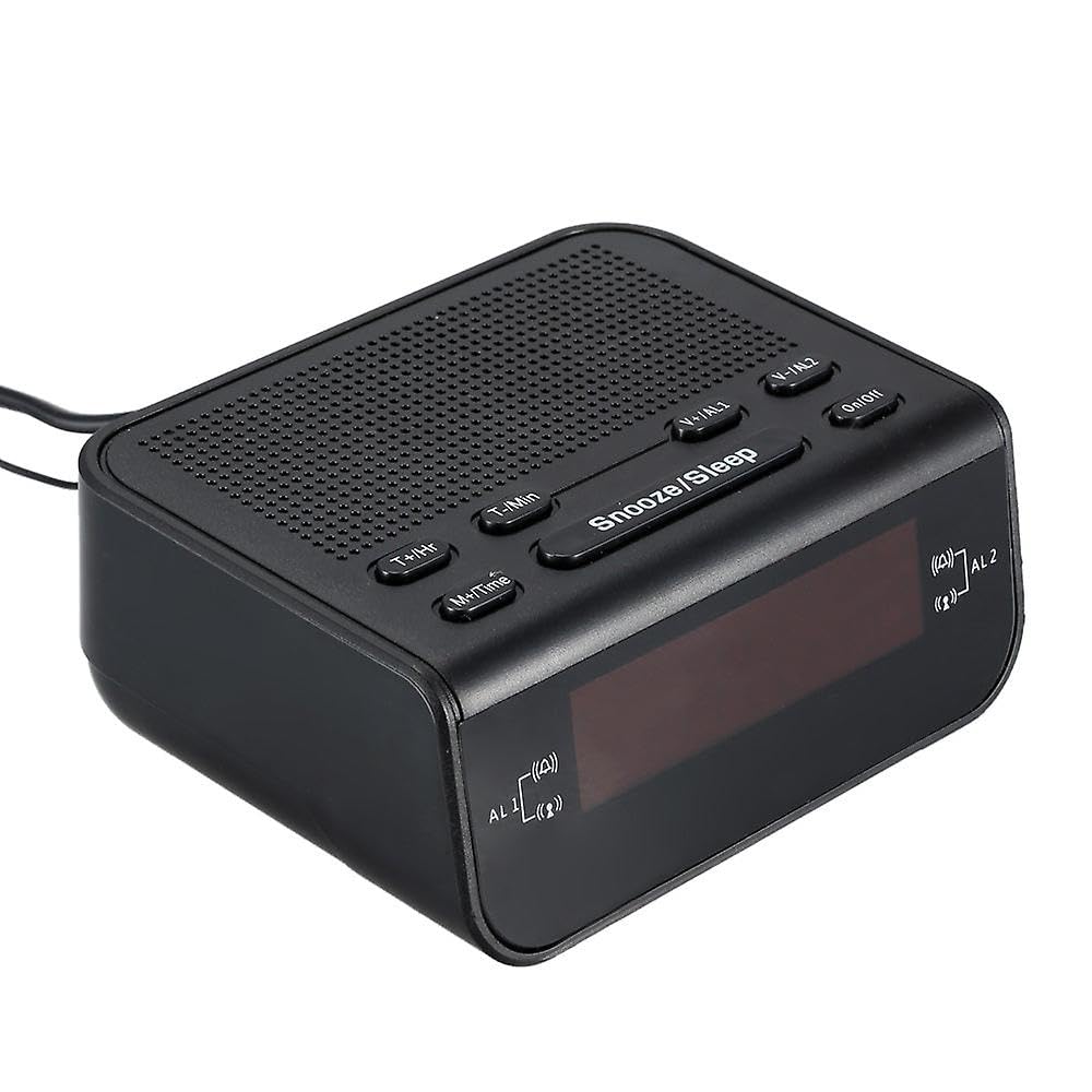 Réveil numérique radio FM idéal pour une table de chevet et une matinée sereine