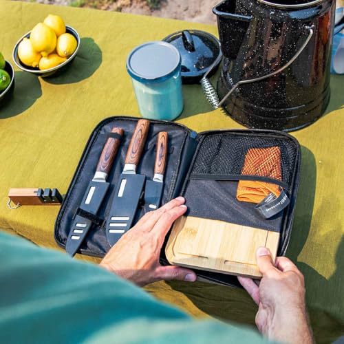 Tabla de cortar pequeña Rakau bambú GSI Outdoors miniatura 4