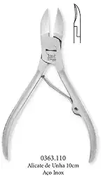 Alicate de Unha 10 cm em Aço Inox Profissional Edel Solingen