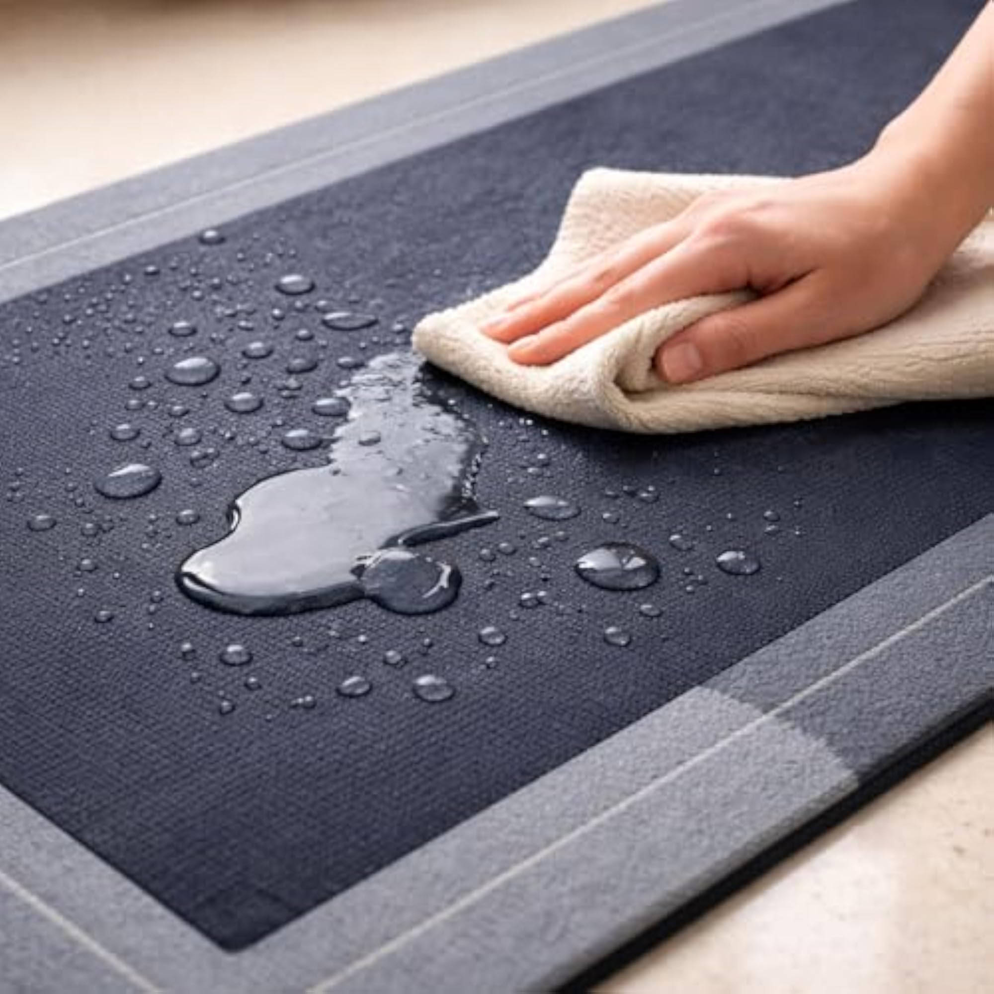 Set of 2 Anti-Slip Kitchen Floor Mats