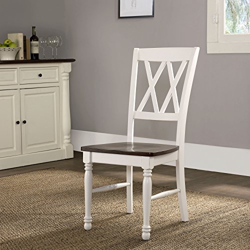 Crosley Furniture Shelby Dining Chairs (Set Of 2), Distressed White #TOP7