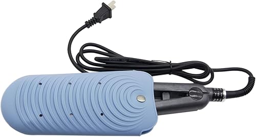 Bolsa de silicona resistente al calor para herramientas de peinado del cabello, rizadores y planchas planas, cubierta de viaje antideslizante,