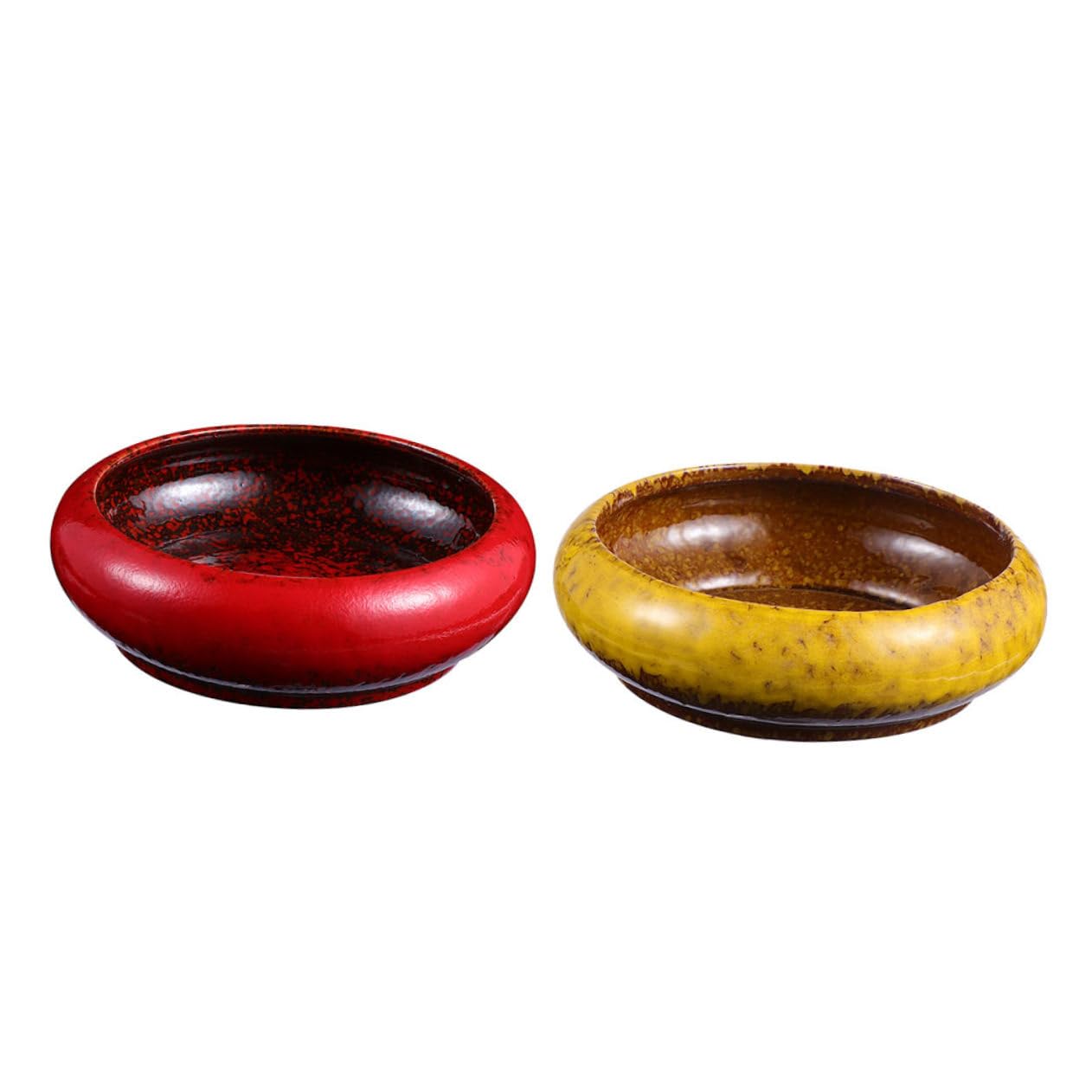 NOLITOY Pot de Fleurs Rétro pour Succulentes, Lot de 2, Céramique