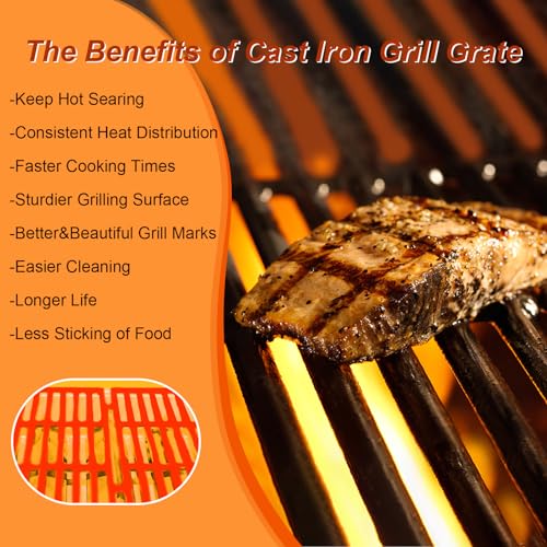 Image of Grill Parts for Weber Spirit 300 Series E310, E320, E330,S310, S320,S330,Spirit II 300 Series with Front-Mounted Control Replace 7636 Flavor Bar 69787 Grill Burners 7638 Cooking Grates