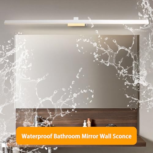 Interior LED Espejo Aplique de Pared Baño Largo Impermeable Blanco Tocador 58cm 5