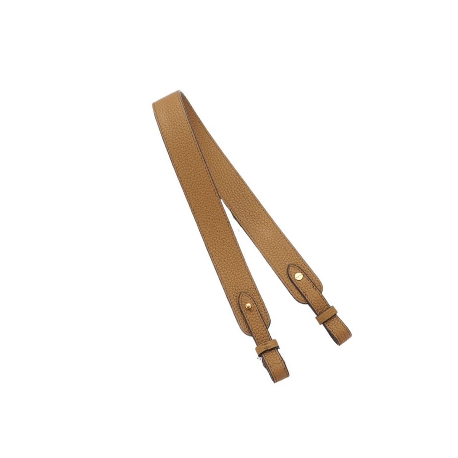 Correa de hombro diagonal para bolso de piel de vaca togo color beige