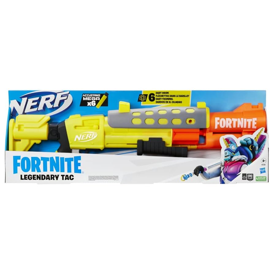ナーフ レジェンダリーTAC Amazon.com: Nerf Fortnite Legendary TAC Blaster, Yellow Glow