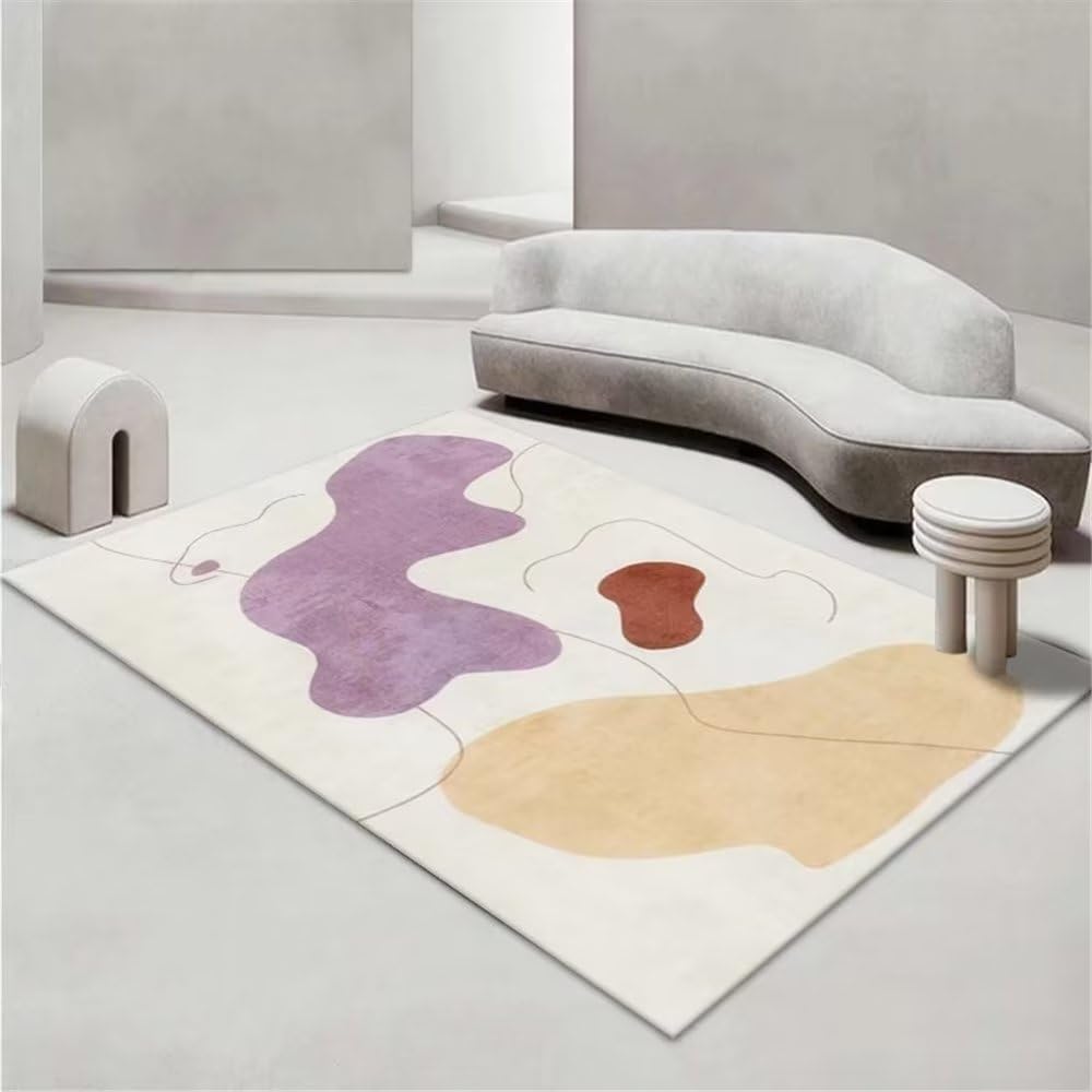Tapis de sol violet isolant pour chambre à coucher et espace de jeu enfant