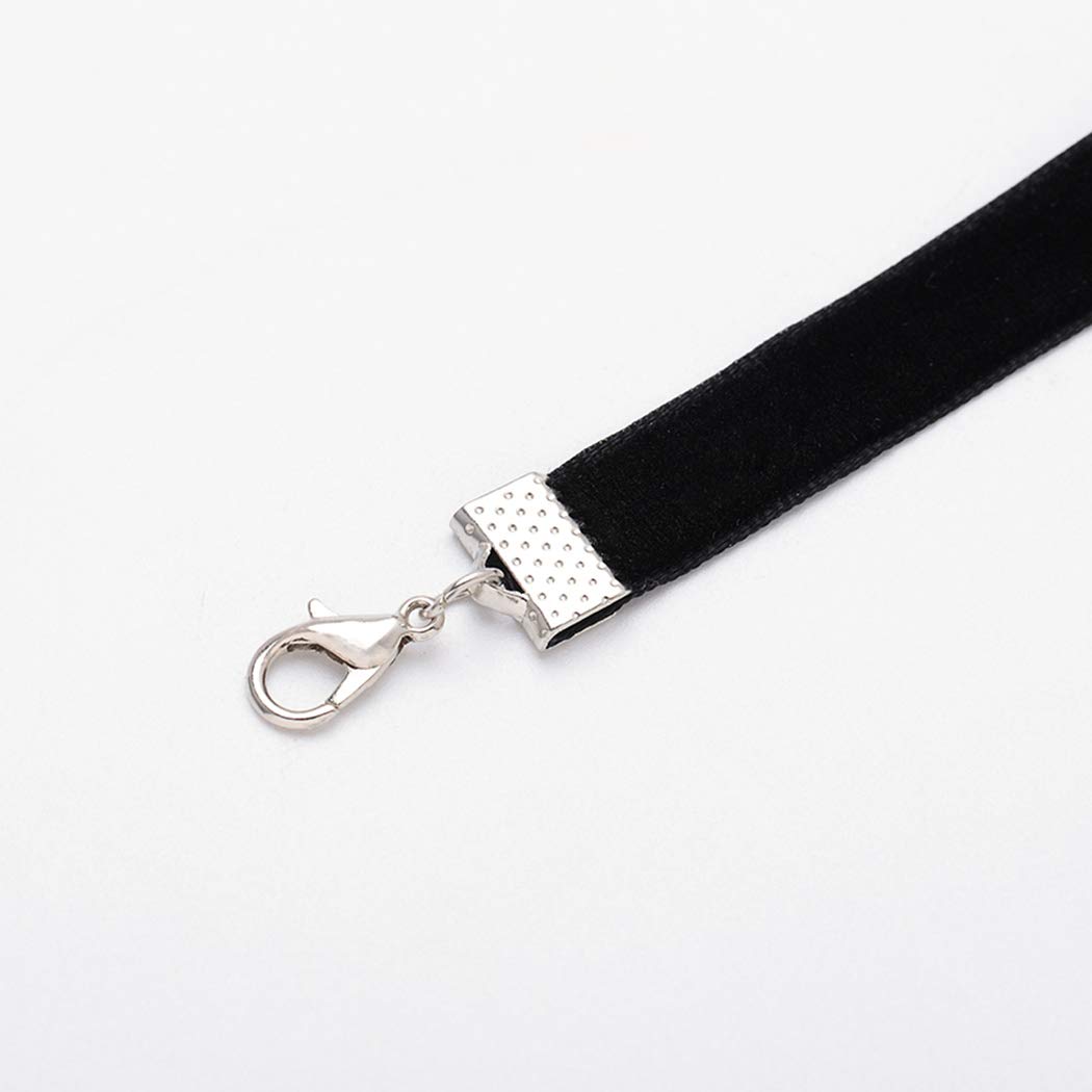 Jakawin Choker Necklace Adjustable Black Collar Necklaces for Women and Girls NK129 : Clothing, Shoes & Jewelry