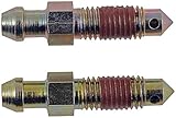 Dorman 12708 Speed Bleeder M7-1.0 x 32mm Disc Brake Bleeder Screw, Pack of 2
