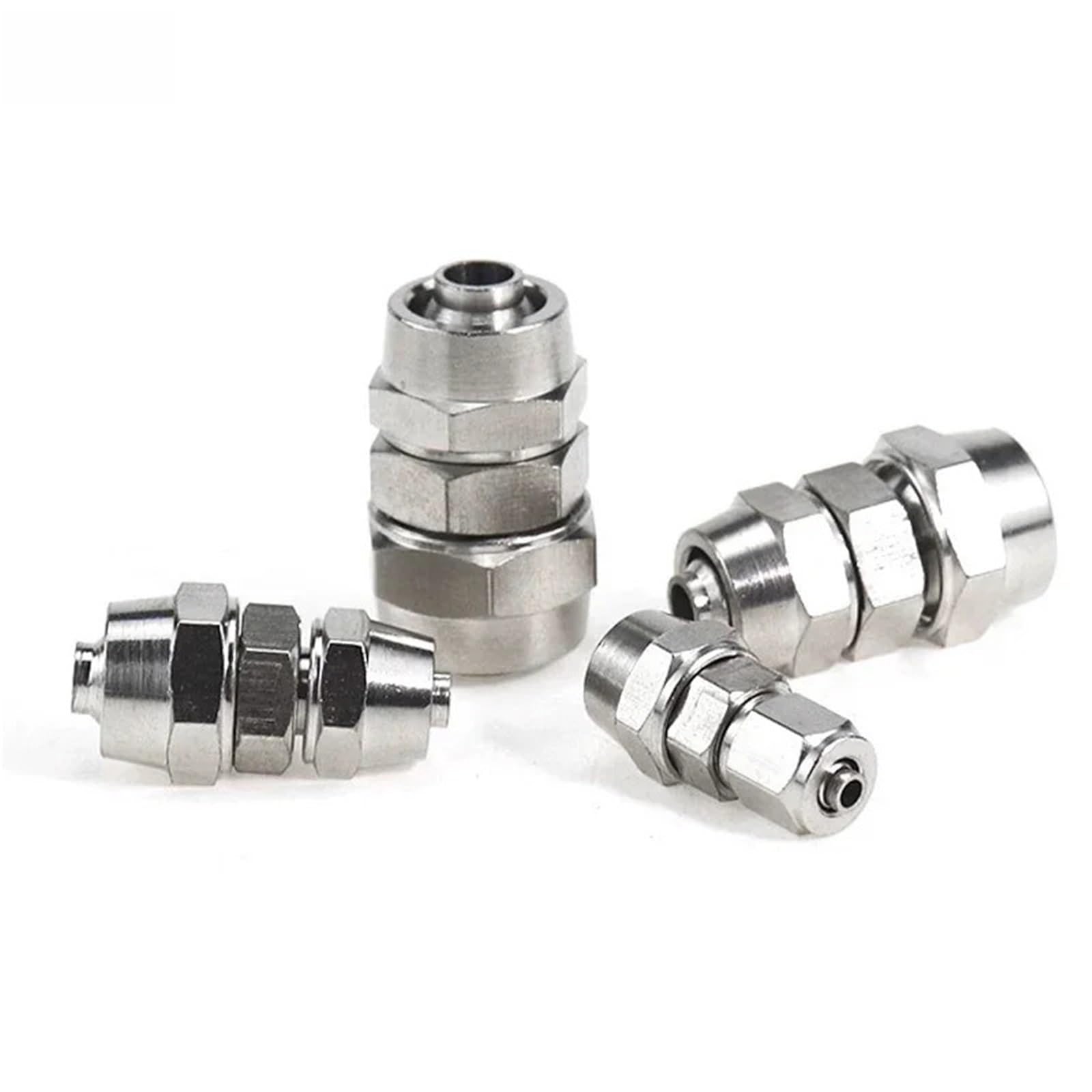 Conector neumático KPU 10mm de unión rápida recta en pack de 10 unidades para manguera de aire