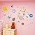 Amaonm Kids Room Wall Art Decor Decals Cartoon Removable Universe, Space, Planet, Solar System, Galaxy DIY Home Wall Stickers Decals Murals for Bedroom Living Room Ceiling Boys Girls Rooms Nursery