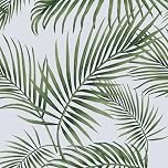 Hode Self Adhesive Wallpaper Green Leaf, Patterned Sticky Back Plastic Roll, Bathroom Kitchen Cupboard Worktop Vinyl Wrap for Furniture Table 44cmx2m